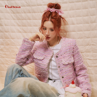 CLOUDSEASON落梨花小香外套女2025新款 外套女 秋外套女早秋冬季