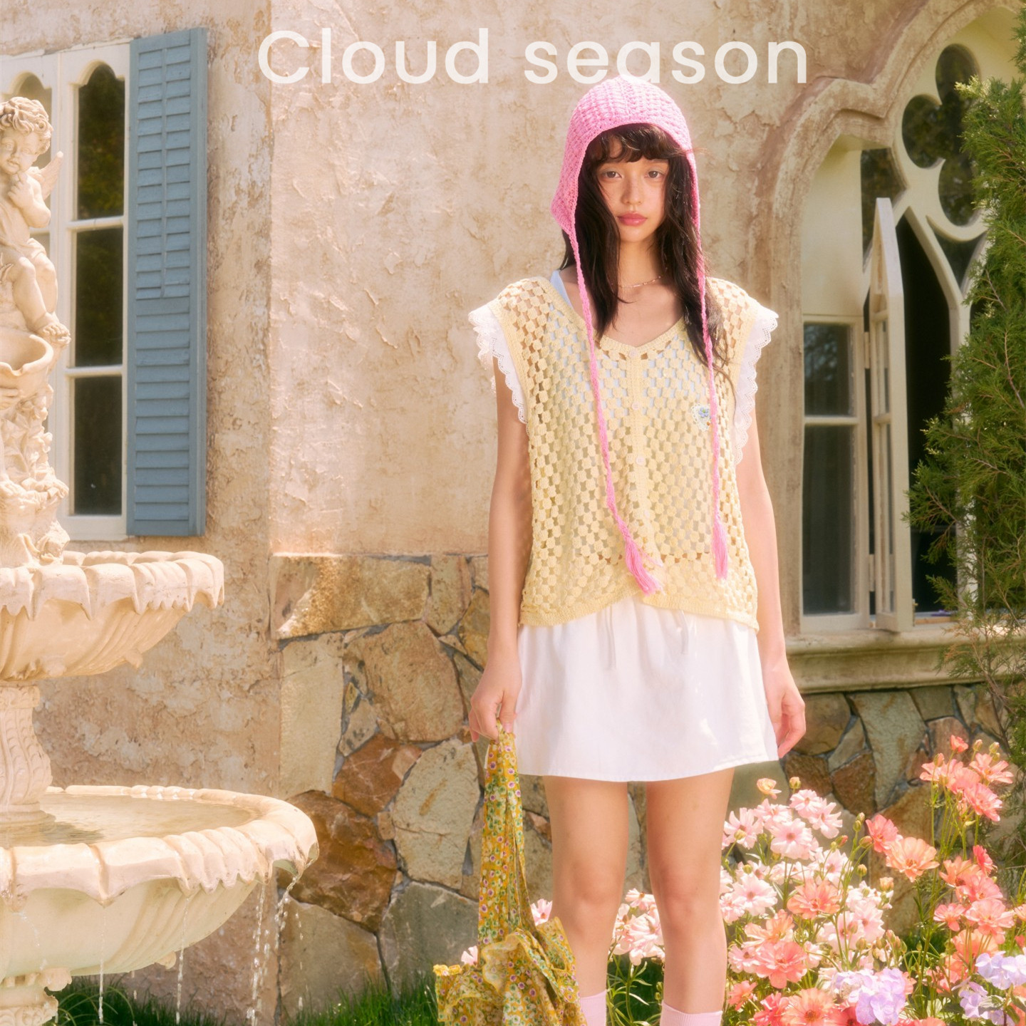 CLOUDSEASON芝士月镂空上衣