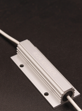 RX24-50W560ΩJ/680欧银白色引线式电阻器电容放电启动铝壳电阻