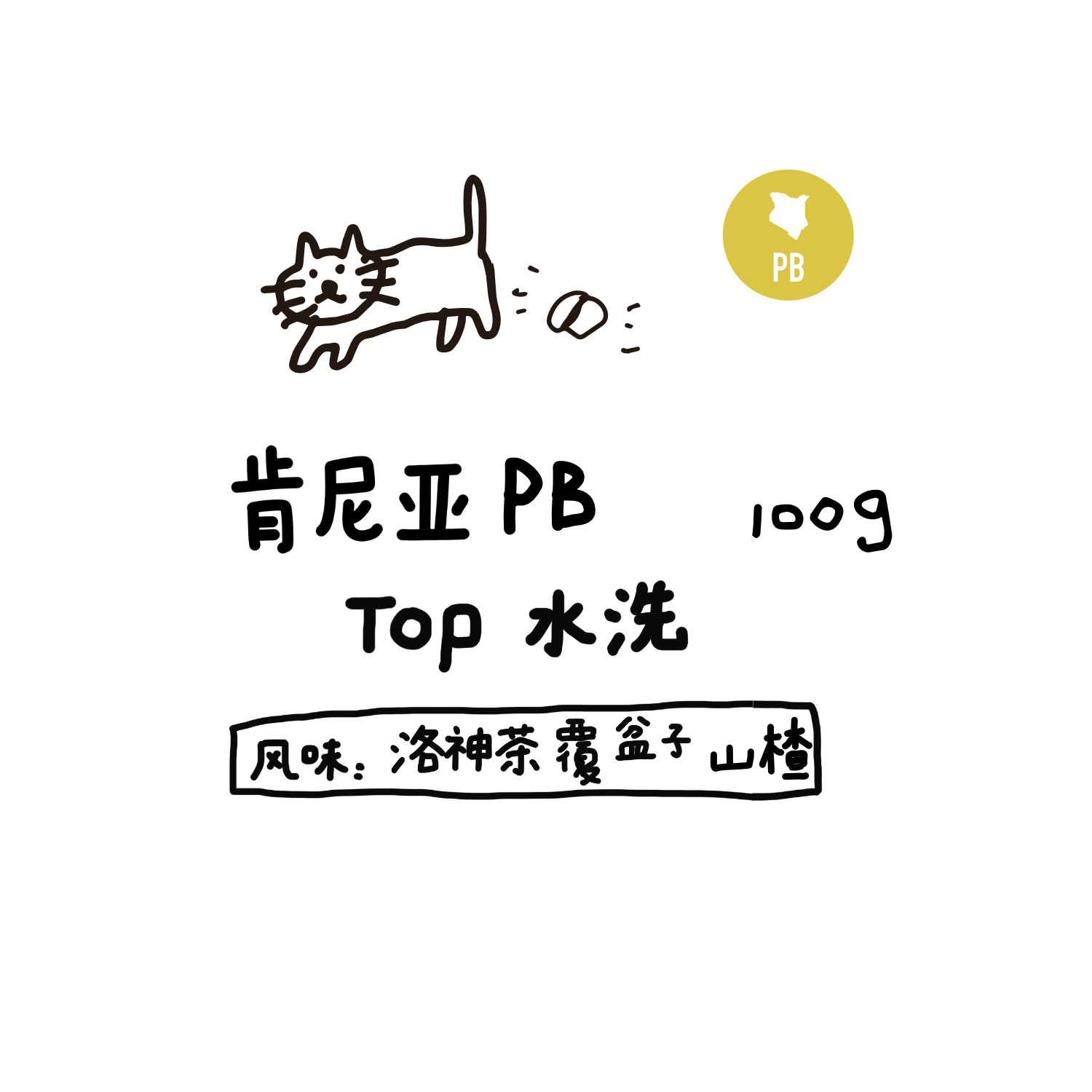 河汉咖啡肯尼亚水洗浅烘珍珠圆豆