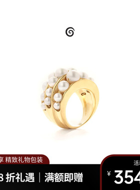 Goossens法国品牌Graine de Gemmes巴洛克珍珠戒指 经典优雅戒指