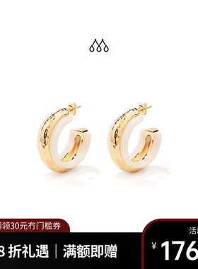 Aurelie Bidermann法国品牌Nazca圈圈耳环 法式高级感简约耳钉