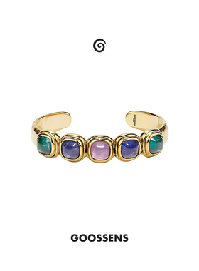 GOOSSENS法国品牌Renaissance宝石手镯 法式轻奢风气质手饰