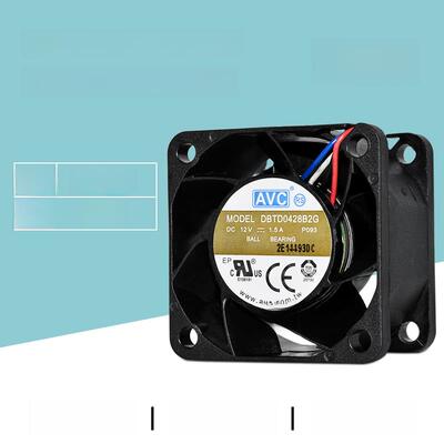 DBTD0428B2G正品AVC 4028 12V 1.5A 服务器大风量散热风扇PWM功能