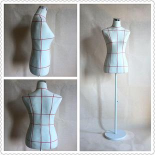 新手88泡沫人台 模特道具排花 女人台可插针半身模特女立裁人台女