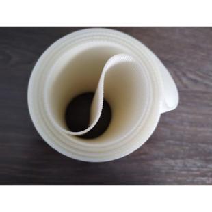 PU透光皮带半透明输送带小型白软平面光检测安检机环形工业传送带