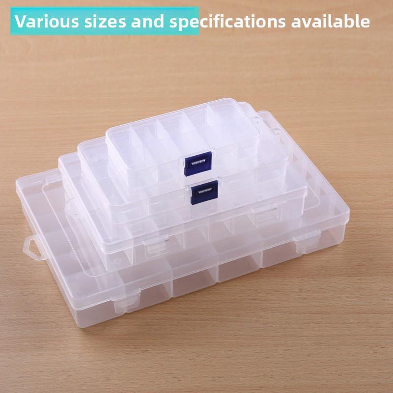15/10/24/36格零件盒元件盒IC盒工具盒收纳盒螺丝盒可拆分