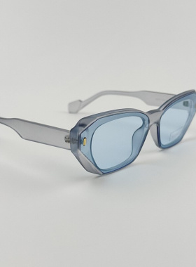 404的店复古时髦长方形墨镜凹造型街拍太眼Q镜男女防紫外线舒适