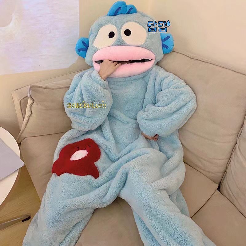 小丑鱼连体睡衣A女情侣珊瑚绒