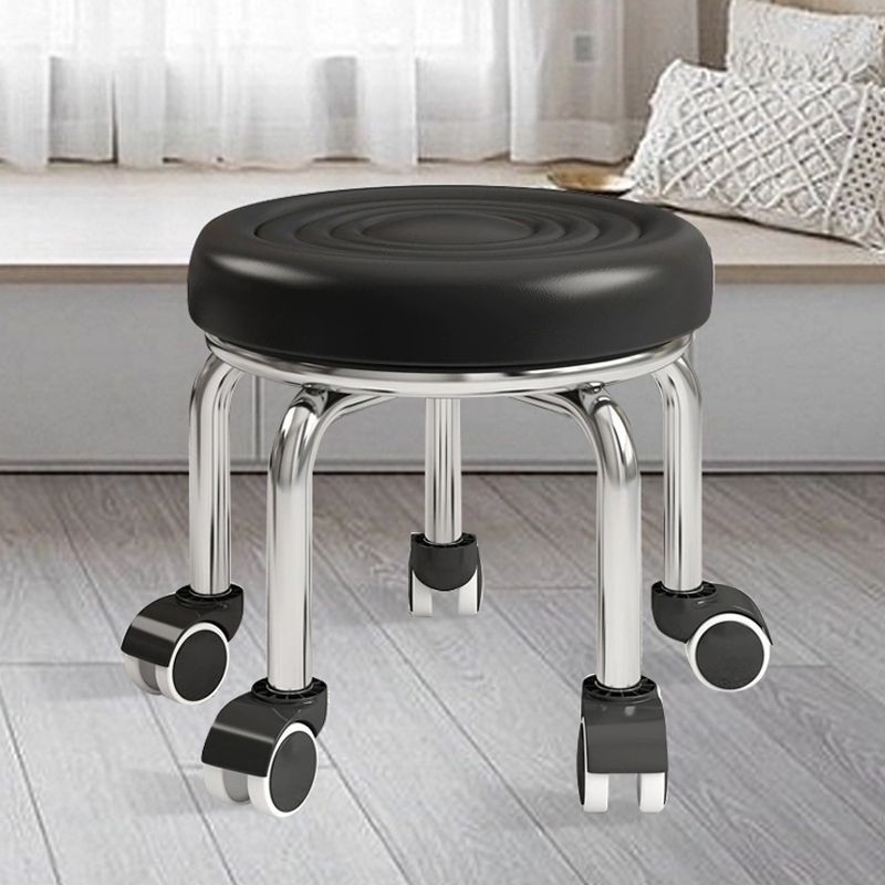 美缝带轮清仓小凳子不锈钢一体轮旋转擦地矮凳美甲修脚圆凳滑轮靠,住宅家具,矮凳,淘宝优惠券,粉丝福利购,淘宝优惠卷