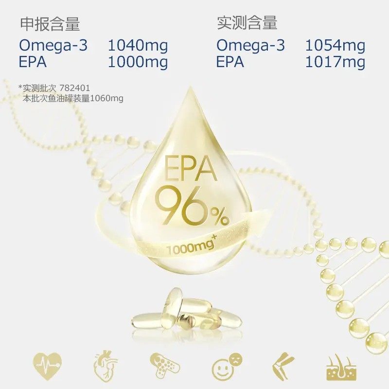 HAIM小纯益深海高浓度纯epa鱼油99%高纯度EPA鱼油进口Omega-3