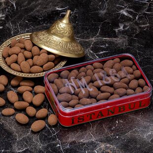 Hafiz mustafa1864土耳其肉桂杏仁巧克力豆糖果送朋友高档零食