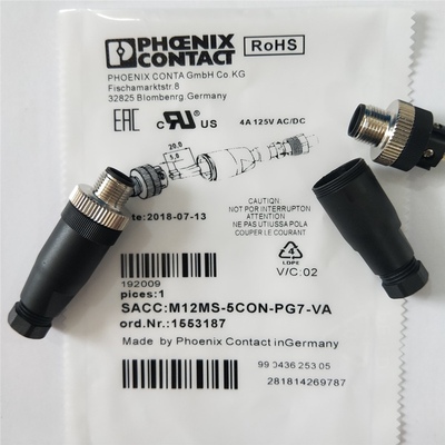 菲尼克斯SACC-M12MS-4CON-PG 7-M - 1662528直头连接器M12 插头