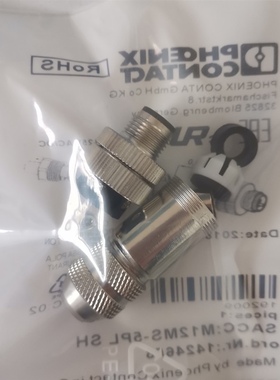 菲尼克斯M12金属直头公头连接器 -SACC-M12MSB-5PL SH - 1424662