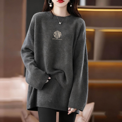 中长款遮屁股打底衫女秋冬卫衣