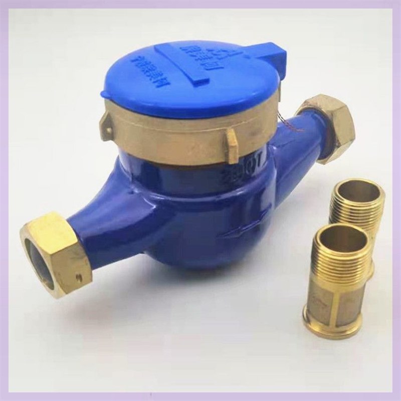 不锈钢机械家用MA自来水4分AM数字干式热水立式滴水水表铜接