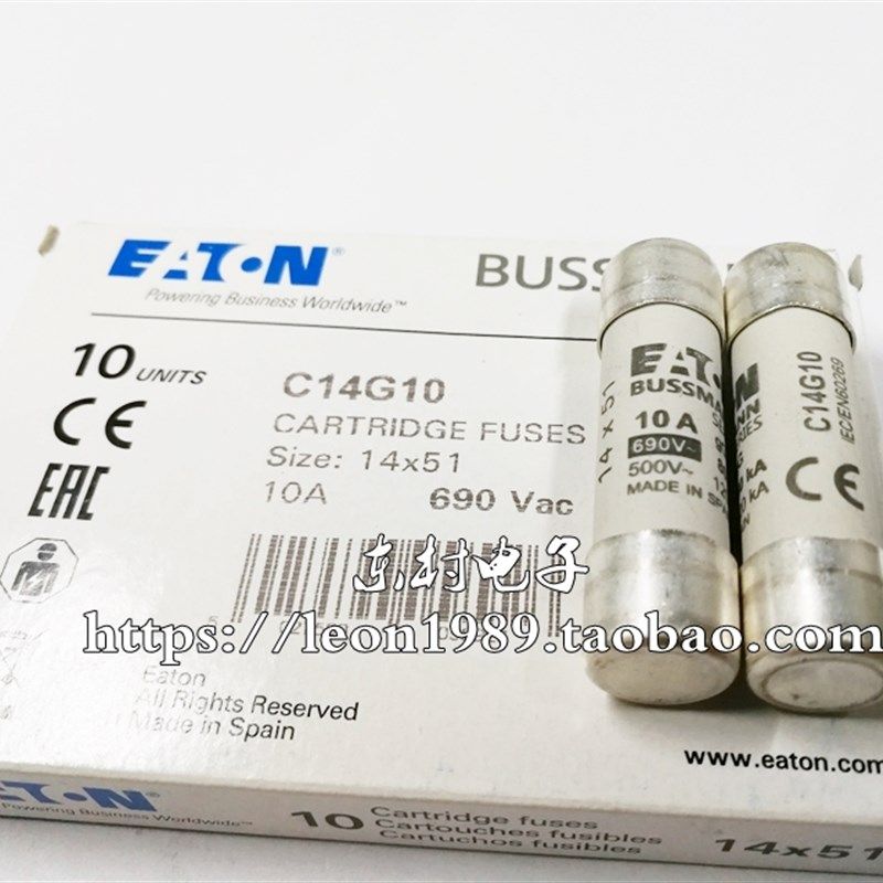 美国Bussmann保险丝 C14G10 10A 690V 14*51mm 80KA熔断器120ka,个性定制/设计服务/DIY,明信片定制,淘宝优惠券,粉丝福利购,淘宝优惠卷