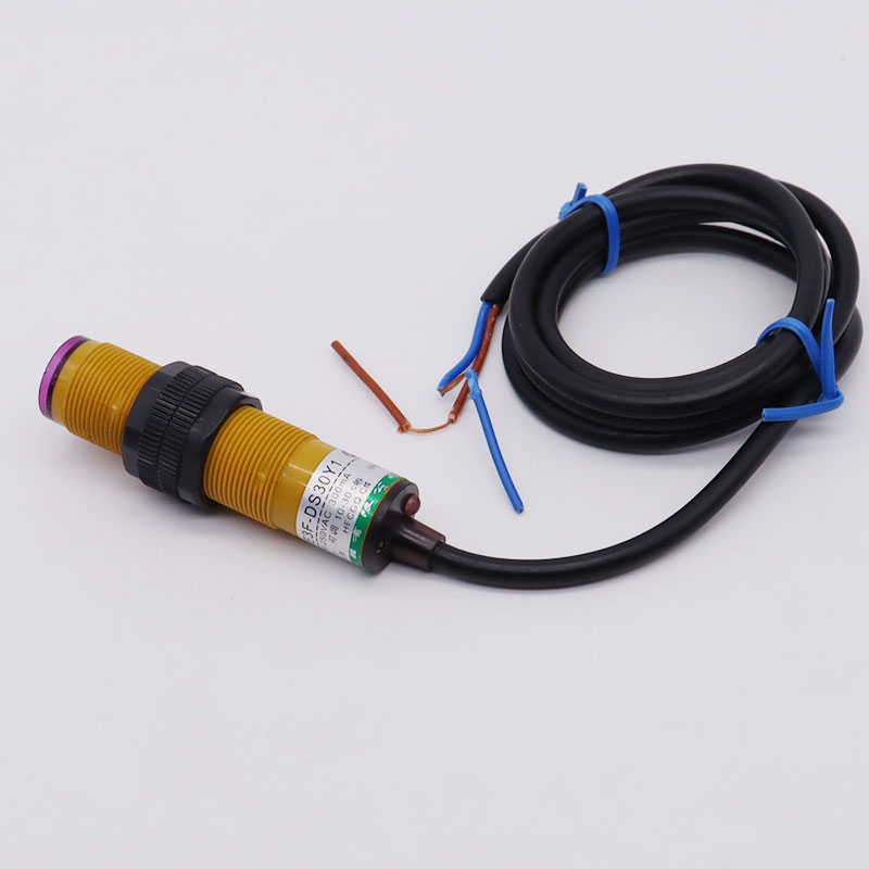 杭发红外感应传感器光电开关漫反射JWK:E18-DS30C4直流3线NPN常开