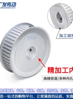 S5M两面平同步轮 S5M60齿60T 同步轮 槽宽16/21 AF型 同步皮带轮