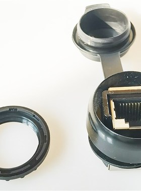 MSDD228防水网口RJ45转接头母座穿墙连接器fuzuki富崎22mm开孔