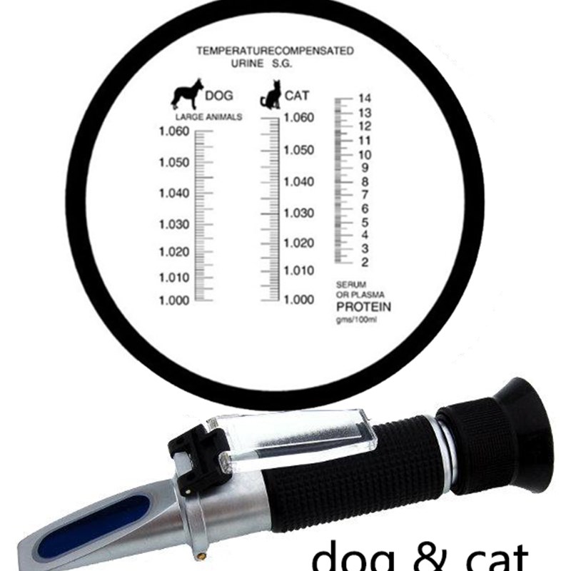 德州众远折射折光仪猫狗尿比重犬猫血清蛋白浓度计宠物开发票