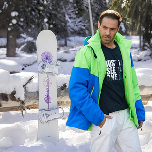 滑雪服男款套装单板2025新款上衣冬季保暖防风外套加厚加肥加大