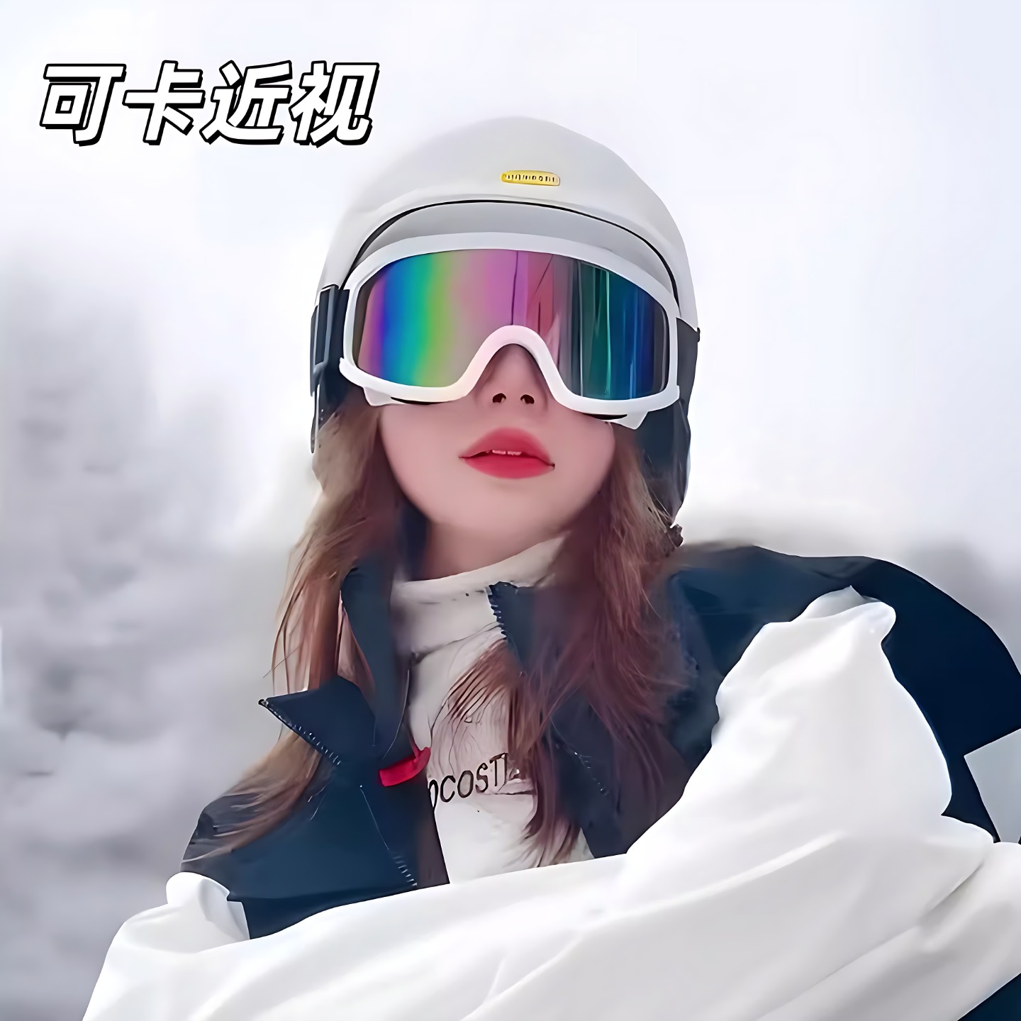 滑雪镜护目镜男女可卡近视成人儿