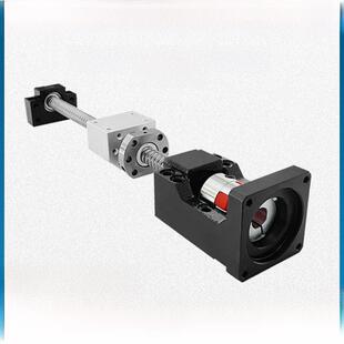 精密滚珠丝杆电机一体座全套数控雕刻机丝杠螺母升降滑台导轨模组