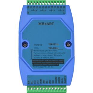 4路Pt100温度采集模块Pt1000高精度热阻采集模块Modbus Rs485