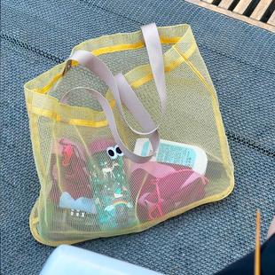 洗漱包 大眼睛防水游泳包干湿分离轻便手提健身沙滩包女收纳包新款