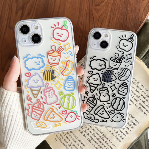 苹果iphone硅胶简约创意透明软壳