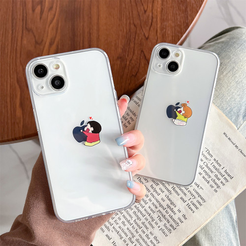 苹果iPhoneTPU卡通情侣防摔