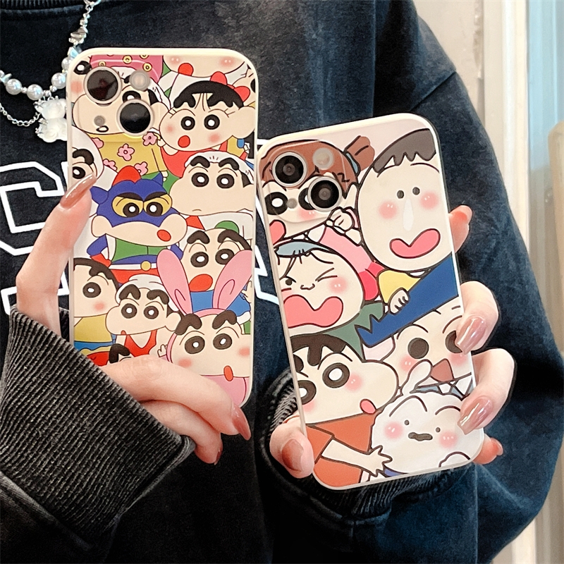 苹果iPhone硅胶卡通可爱蜡笔小新