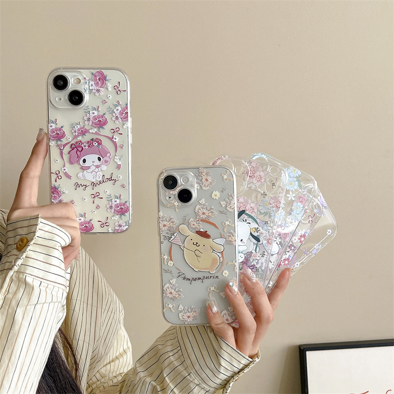 苹果iphone硅胶卡通全包透明软壳