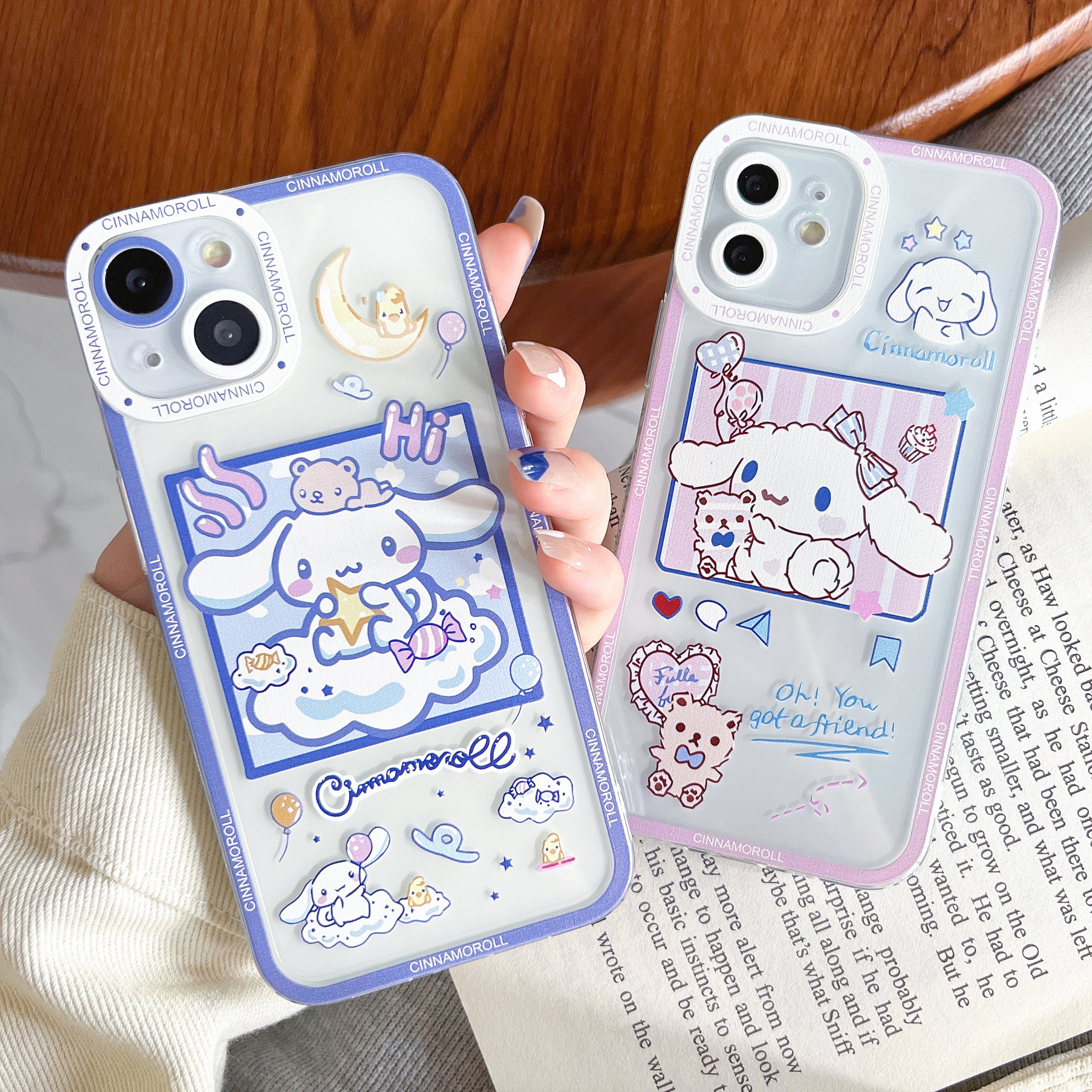 卡通可爱玉桂狗适用苹果13promax手机壳女16max硅胶软15防摔壳iphone12pro新款se3/8plus/11透明6s/7全包外壳