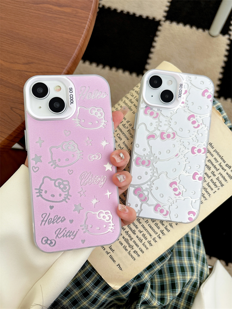 苹果iphone亚克力卡通大孔防摔
