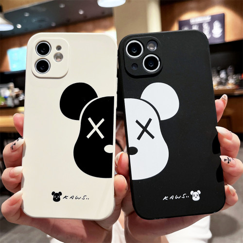 苹果iPhone硅胶情侣直边潮牌软壳