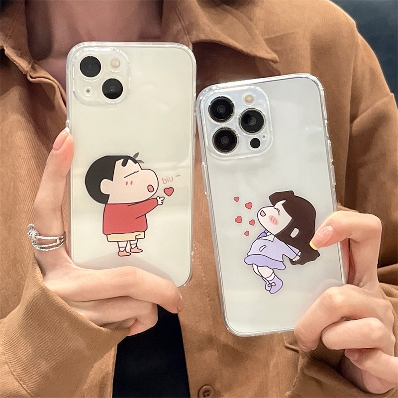 苹果iPhoneTPU卡通情侣蜡笔小新