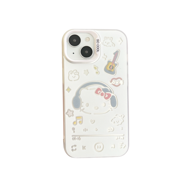 创意彩银三丽鸥凯蒂猫帕恰狗适用iphone15promax苹果14手机壳新款13玉桂库洛米情侣12/11/16大孔7少女心8plus
