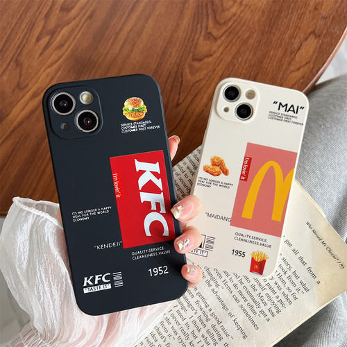 苹果iPhone硅胶潮牌M记防摔