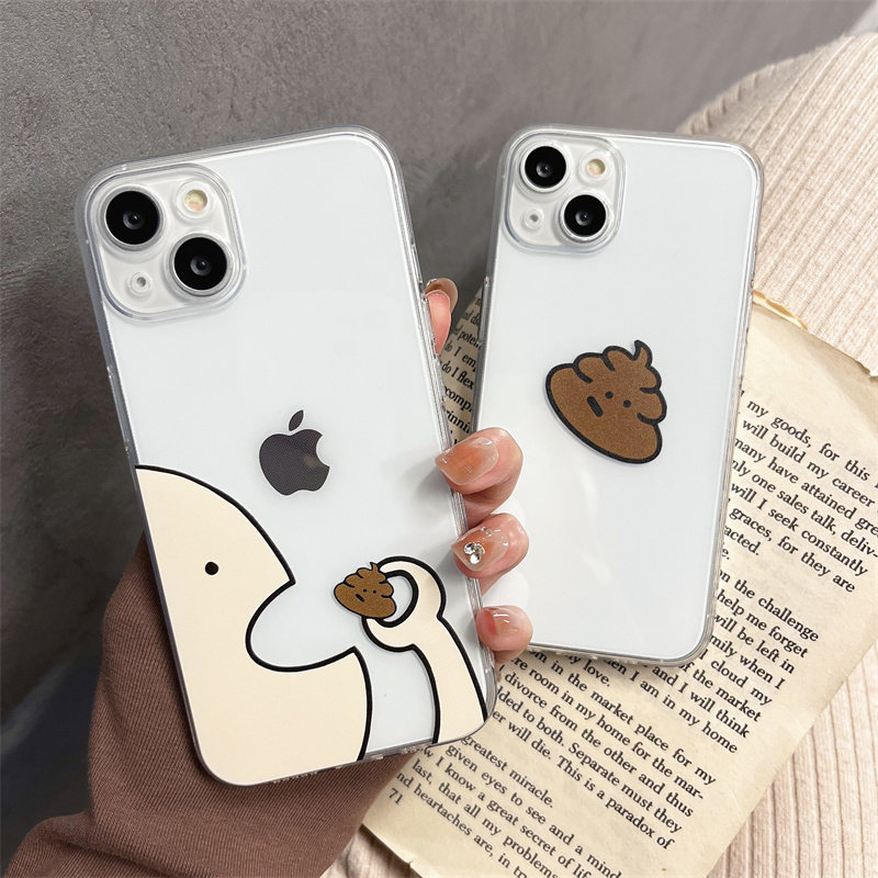 苹果iphone硅胶卡通创意情侣软壳