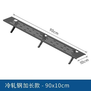 电视机顶盒置物架免打孔电脑显示器顶部路由器支架收纳盒子托架子