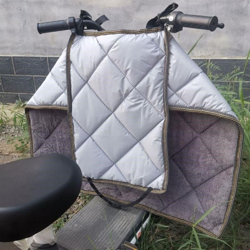 电动车挡风被冬季分体式小型电瓶车护腿挡风弯梁摩托车挡风被加厚