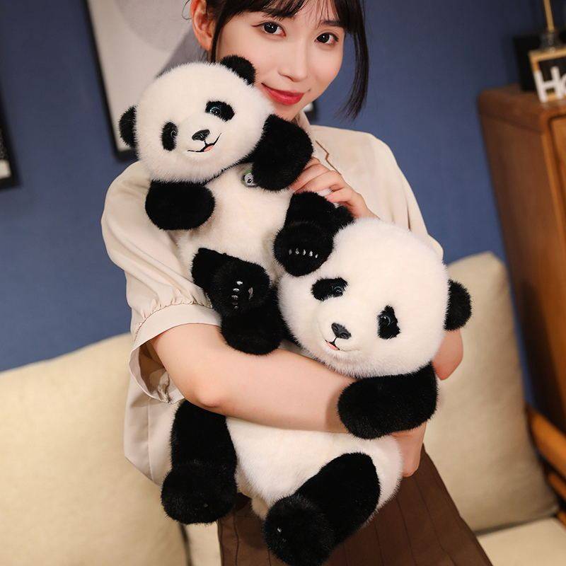 仿真大熊猫毛绒玩具国宝熊猫憨憨公仔抱睡玩偶儿童娃娃生日礼物女