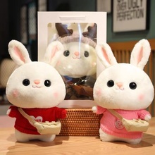 兔年吉祥物毛绒玩具2023兔公仔玩偶生肖醒狮兔情人节生日礼物礼品