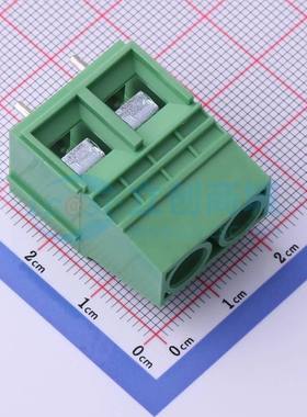 螺钉式接线端子DB116A-10.16-2P-GN-P P=10.16mm 1x2P 直插 绿色