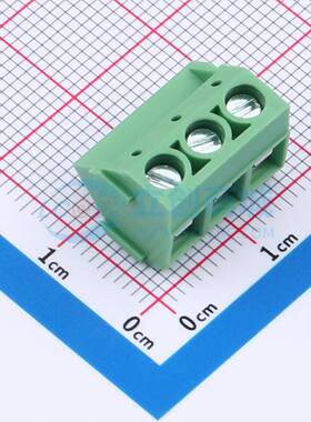 螺钉式接线端子DB301S-5.0-3P-GN-S 插件,P=5mm 1x3P 绿色