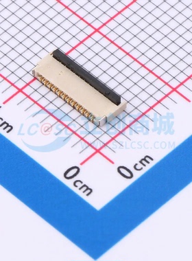 连接器 HC-FPC-03-09-23RLTAG SMD,P=0.3mm,卧贴 23P 翻盖式 下接