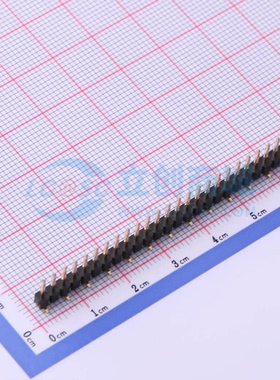 排针 X6511WVS-26H-C60D48R2 SMD,P=2.54mm(交错脚) 1x26P 方针