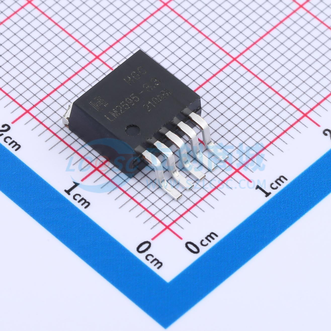 DC-DC电源芯片 LM2595S-3.3RG TO-263-5L 原装 电子元器件配单